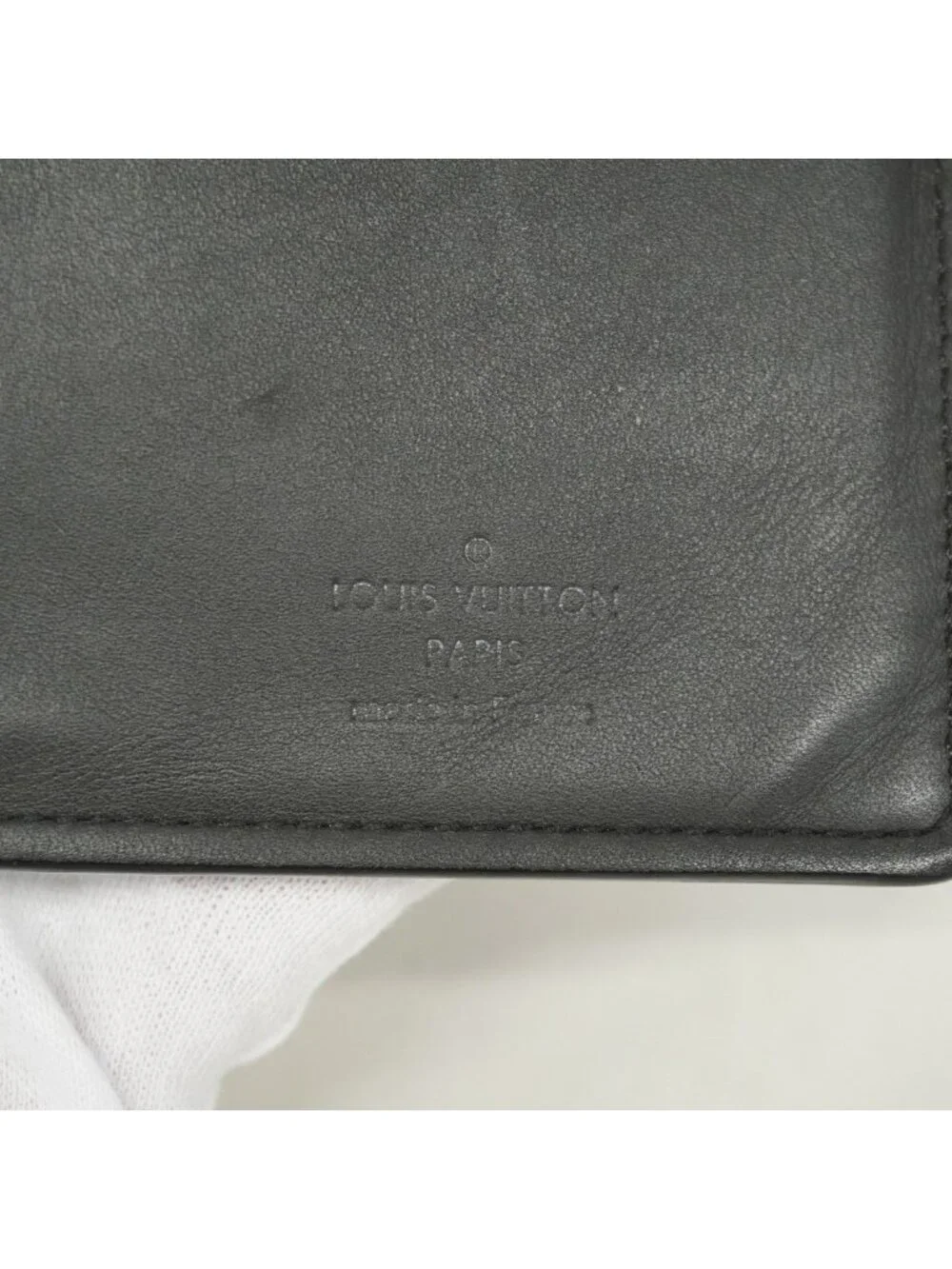 Louis Vuitton Wallet Monogram Shadow Portefeuille Brazza Black